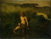Jean-Franc Millet The bather China oil painting reproduction